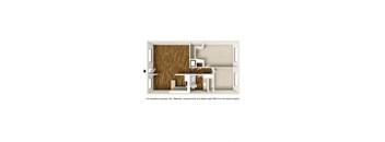 2 Bedrooms, 1 Bathroom Plan F