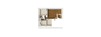 3 Bedrooms, 2 Bathrooms Plan E
