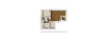 3 Bedrooms, 2 Bathrooms Plan G