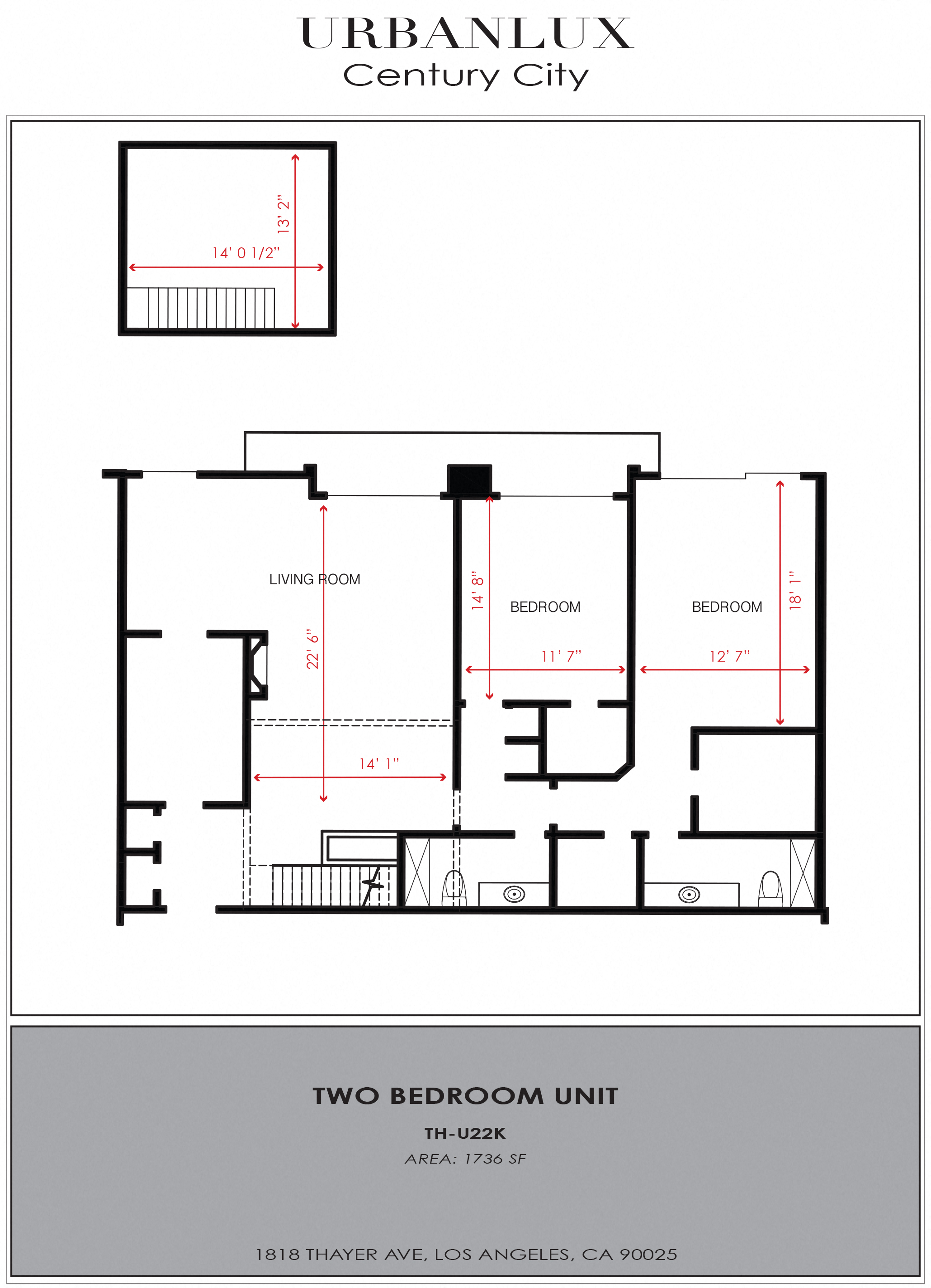 1818 Thayer Avenue 2-3 Beds Apartment, Unfurnished for Rent - Photo Gallery 10