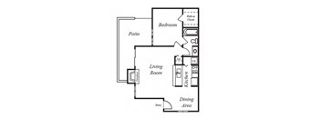 1 Bedroom, 1 Bathroom E2
