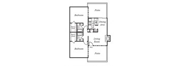 2 Bedrooms, 2 Bathrooms B3