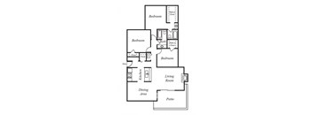 3 Bedrooms, 2 Bathrooms C1