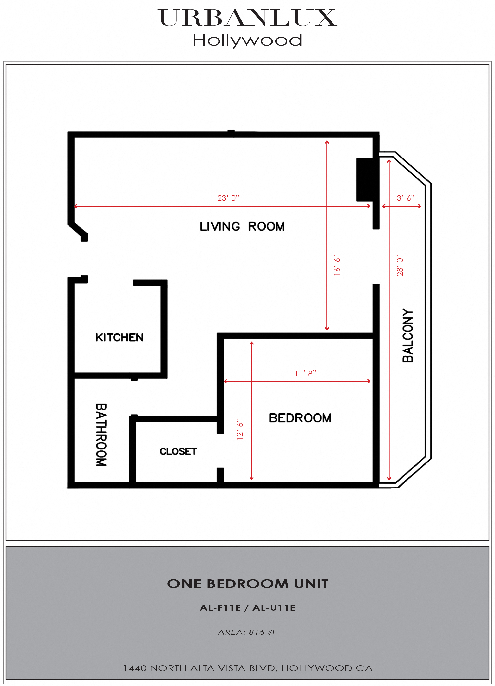 1440 N. Alta Vista Blvd 1-2 Beds Apartment, Unfurnished for Rent - Photo Gallery 16