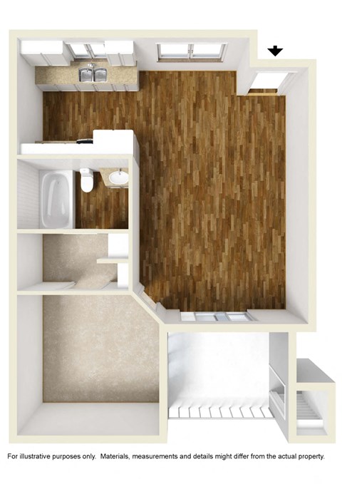 2015 N. Bush St. 202 1-2 Beds Apartment for Rent - Photo Gallery 5