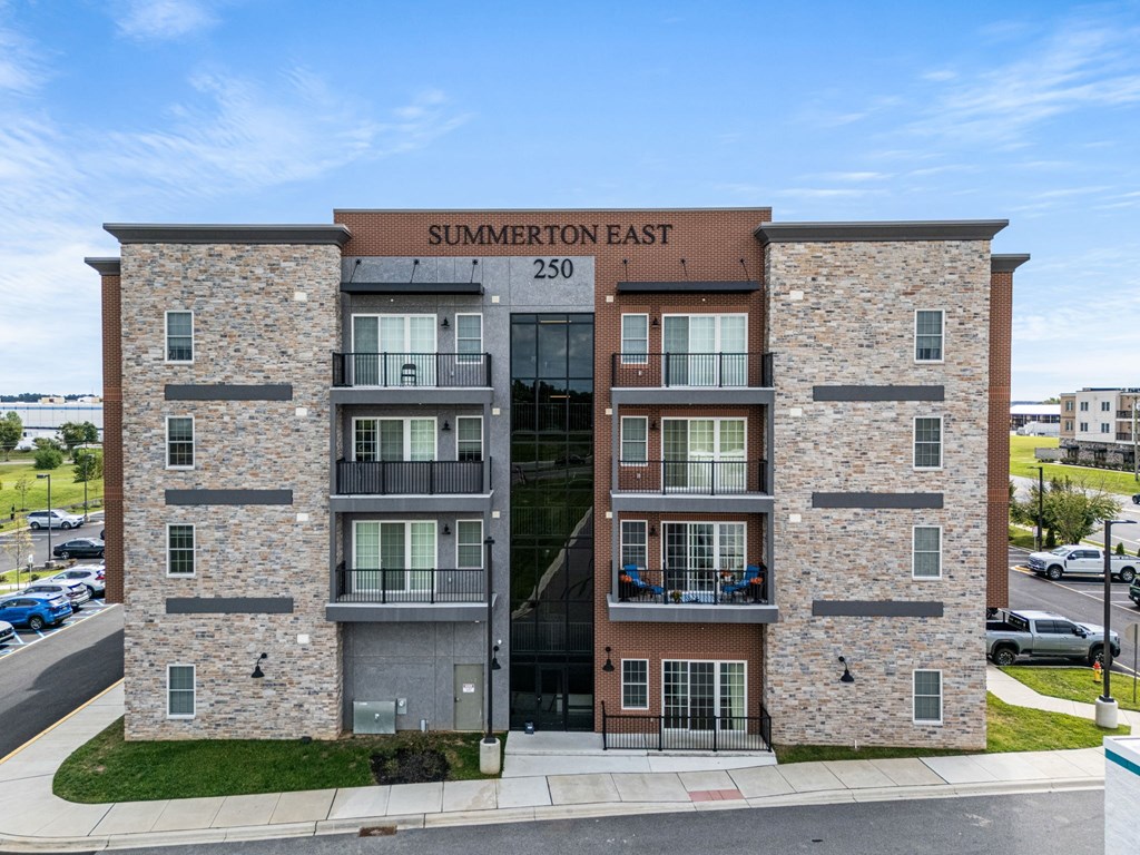 A building with the name Summerton East on it.