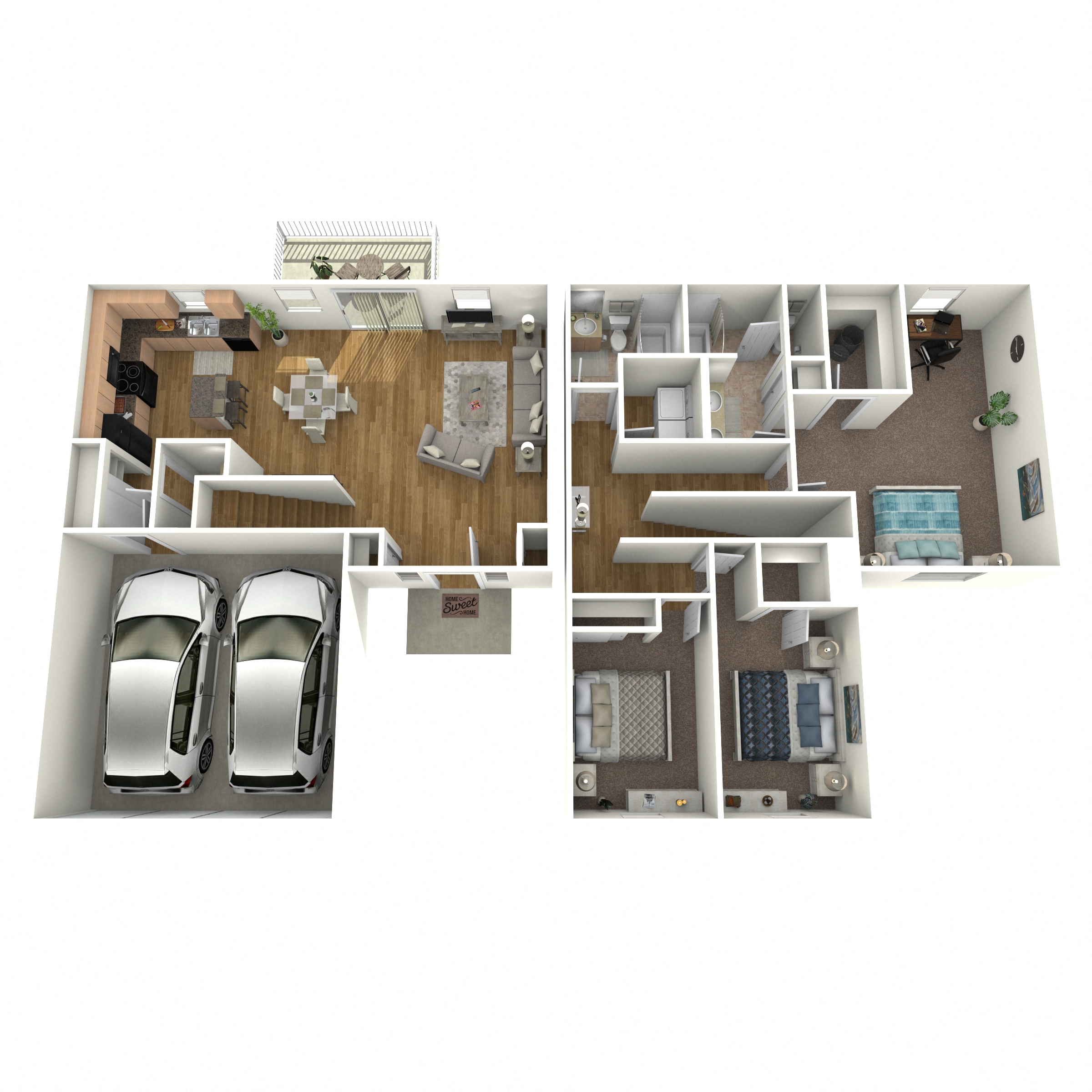 Villa Three Bedroom 2.5 Bath