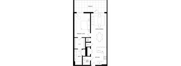 1 Bed/1.5 Bath-D2