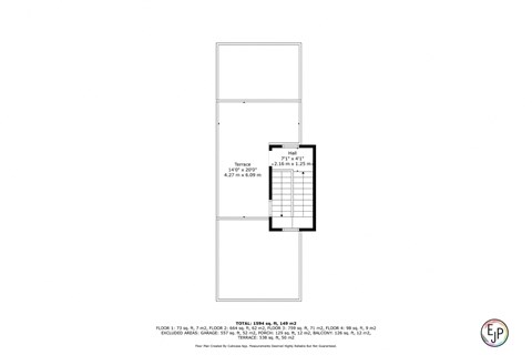 a floor plan of a house with a closet and a window