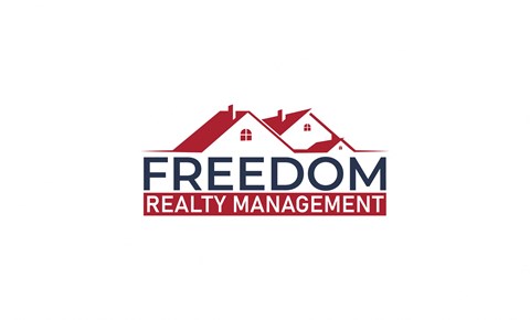 a logo design for freedom realty management