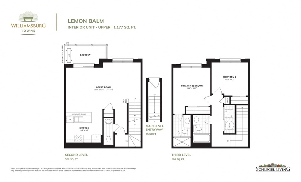 A floor plan for a property called Lemon Balm is shown, which includes a ballroom, great room, kitchen, and master level entryway.