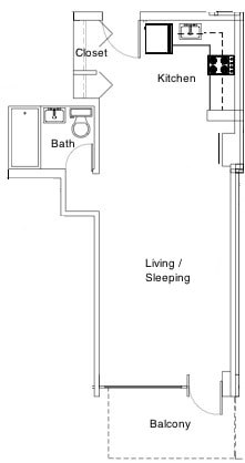 The Jamieson Studio-2 Beds Apartment for Rent - Photo Gallery 13