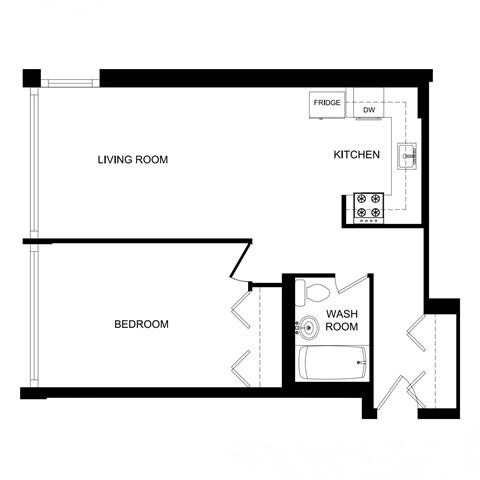The Jamieson Studio-2 Beds Apartment for Rent - Photo Gallery 11