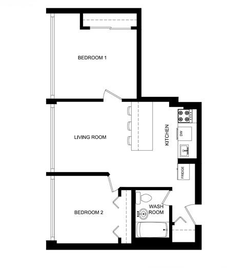 The Jamieson Studio-2 Beds Apartment for Rent - Photo Gallery 12