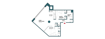 2 Bedrooms, 1 Bathroom