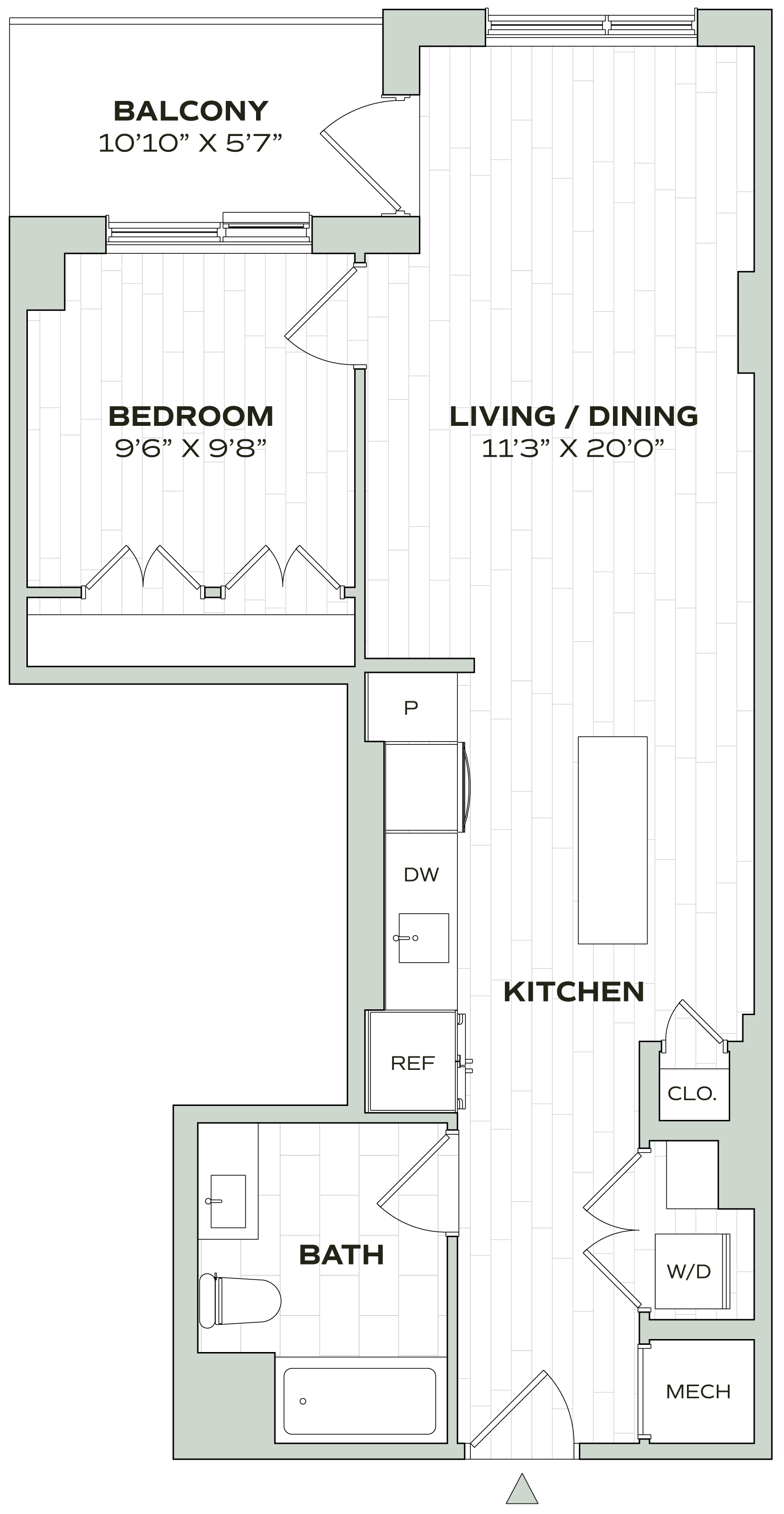 1 Bed/1 Bath - Alula - A01a