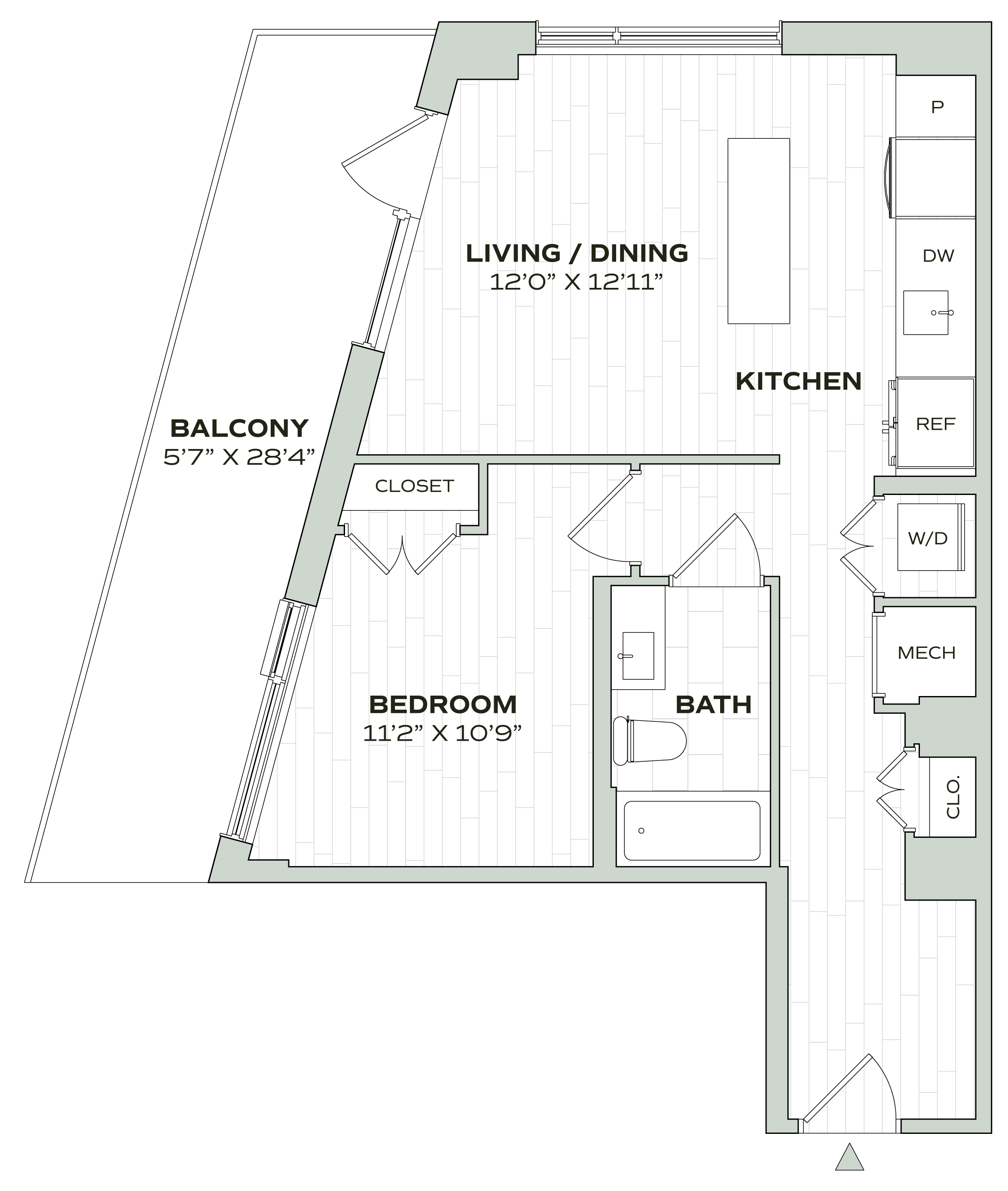 1 Bed/1 Bath - Alula - A08