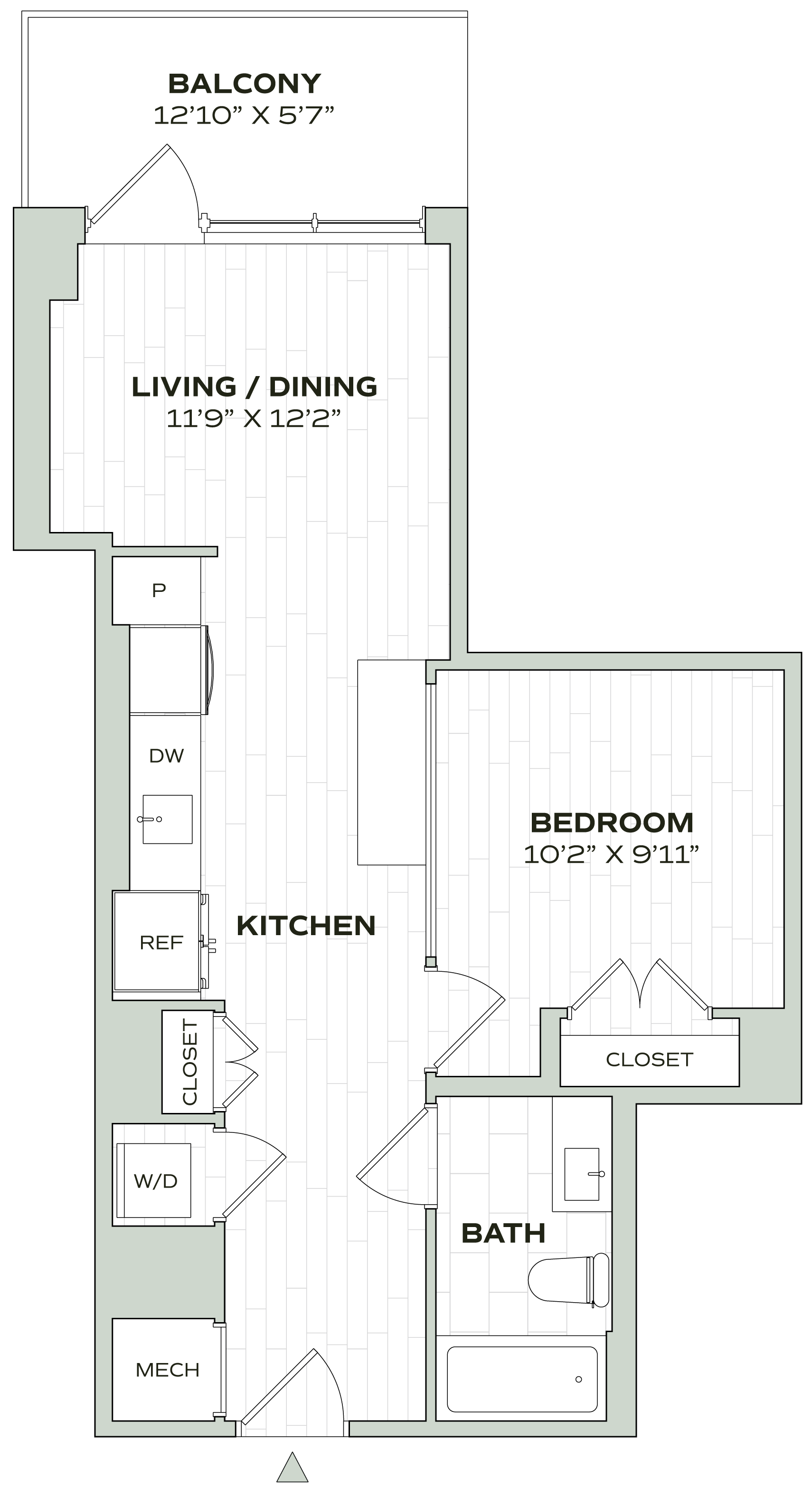1 Bed/1 Bath Jr - Alula - A11a