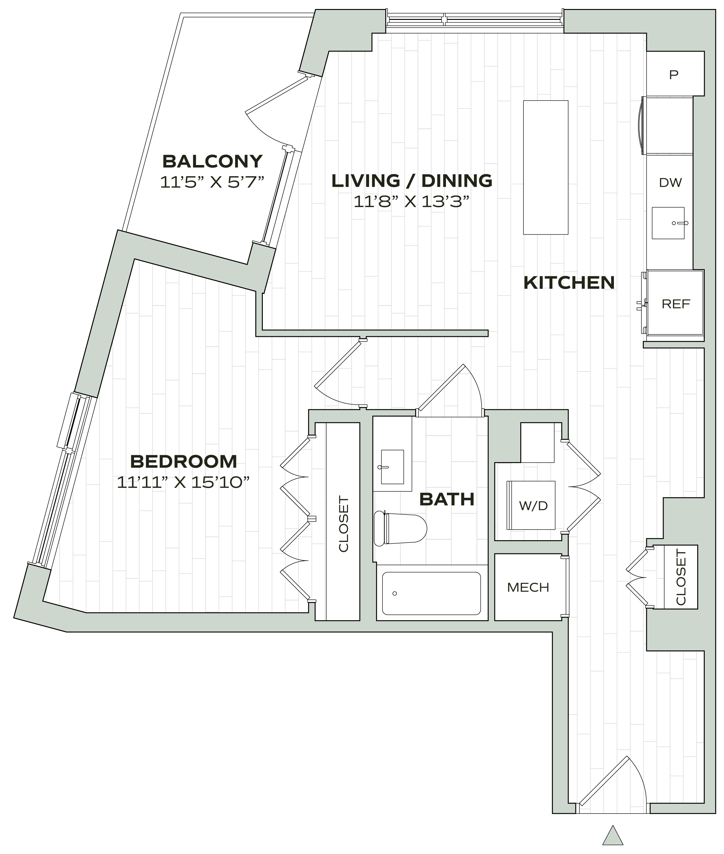 1 Bed/1 Bath - Alula - B02