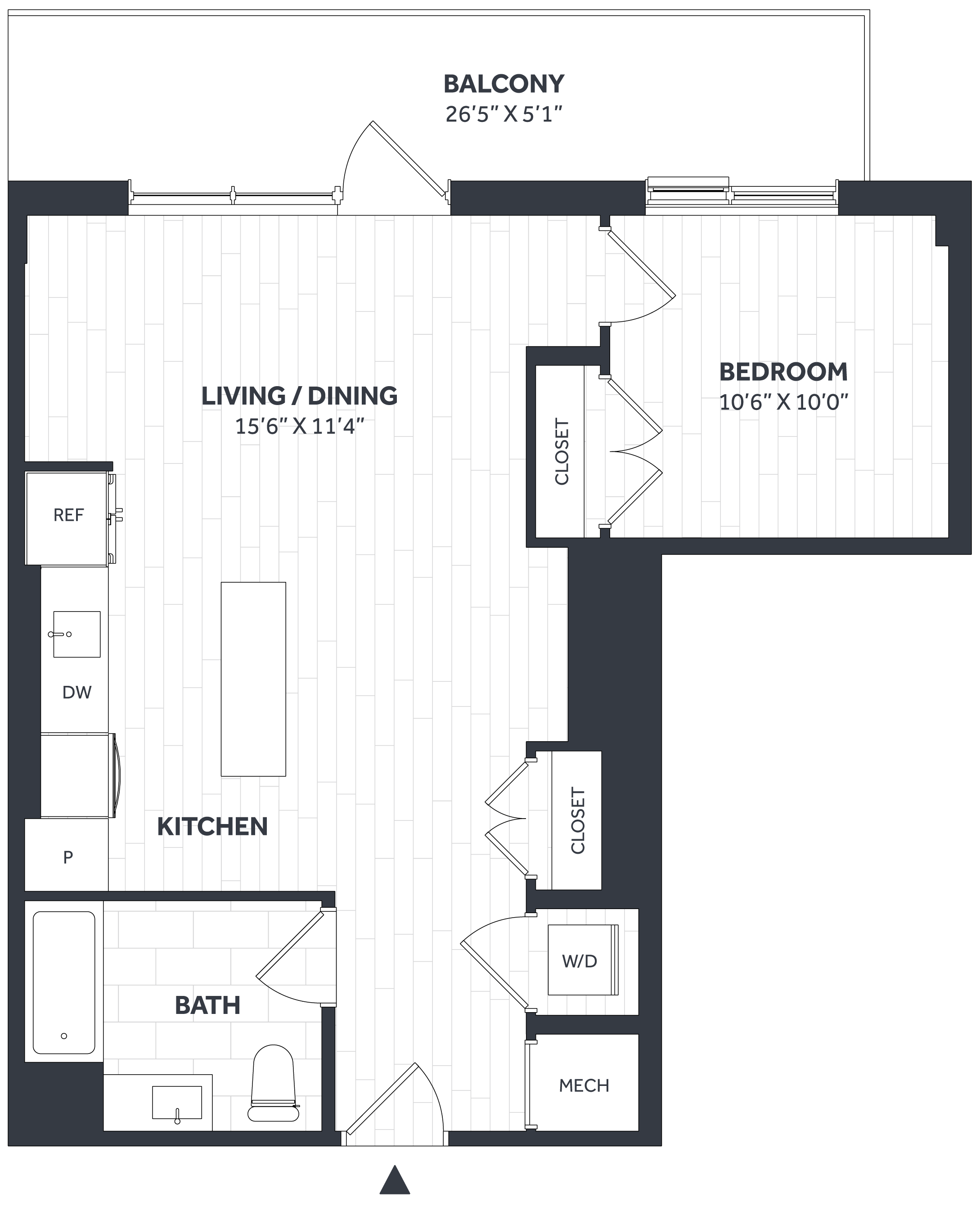 1 Bed/1 Bath - Stratos - AA01