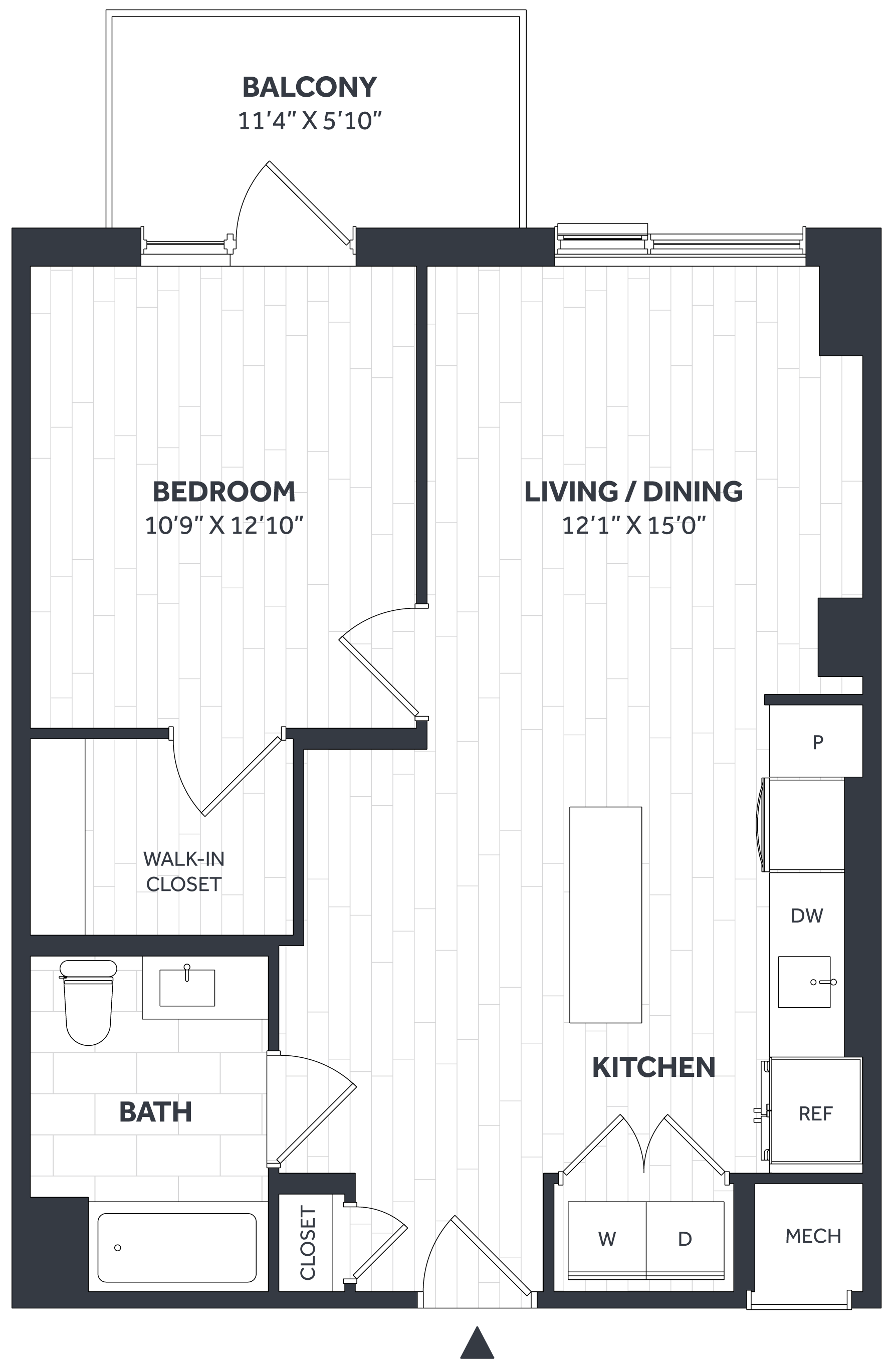 1 Bed/1 Bath - Stratos - AA02a