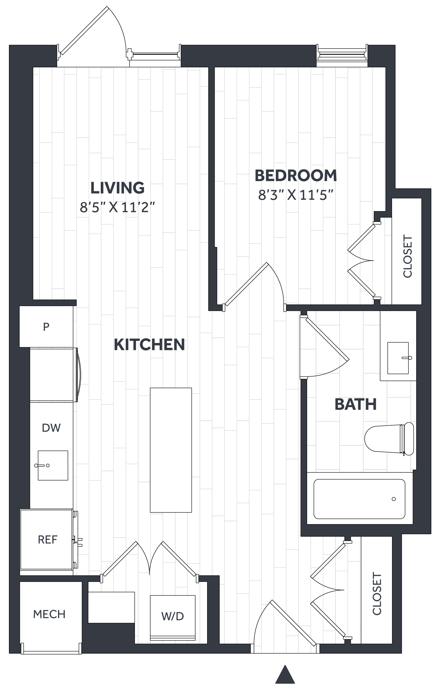 1 Bed/1 Bath - Stratos - AA02b