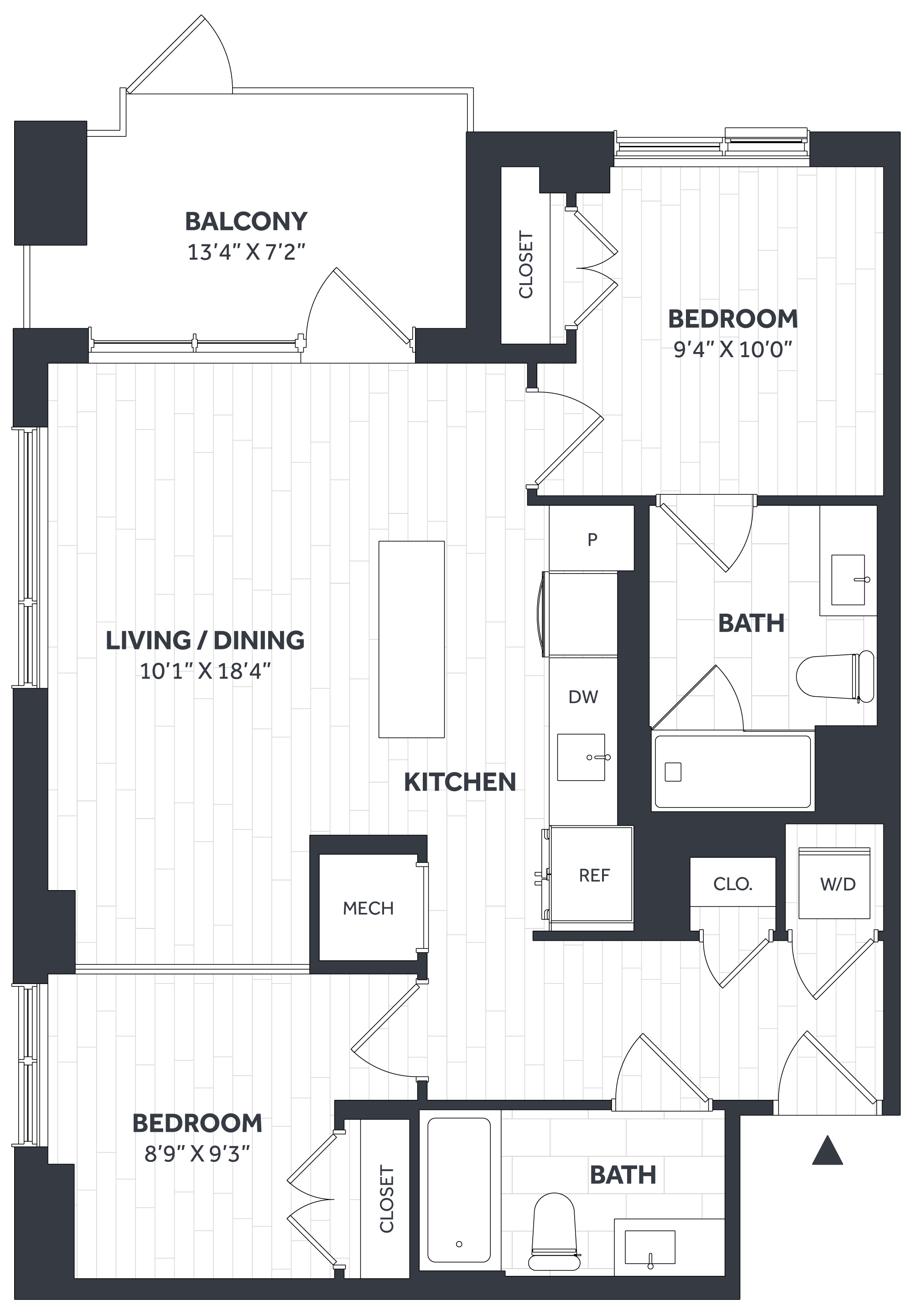 2 Bed/2 Bath - Stratos - CC01a