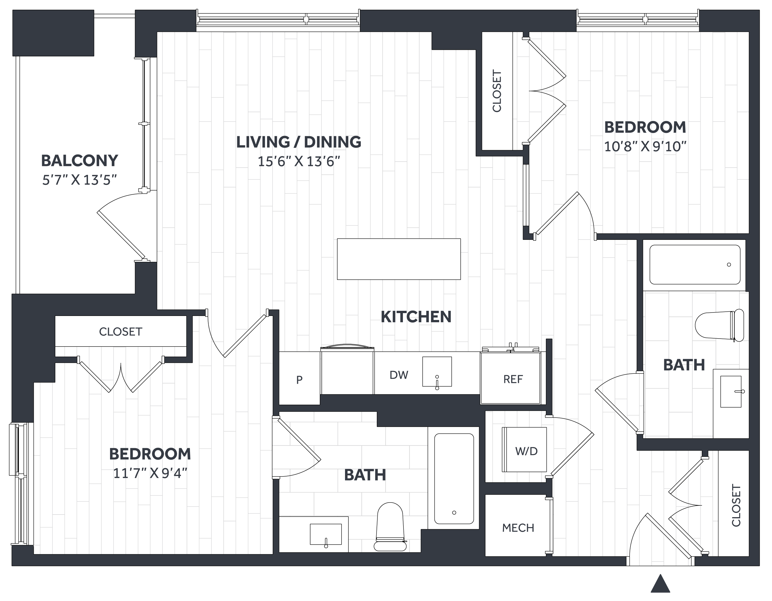 2 Bed/2 Bath - Stratos - CC01b