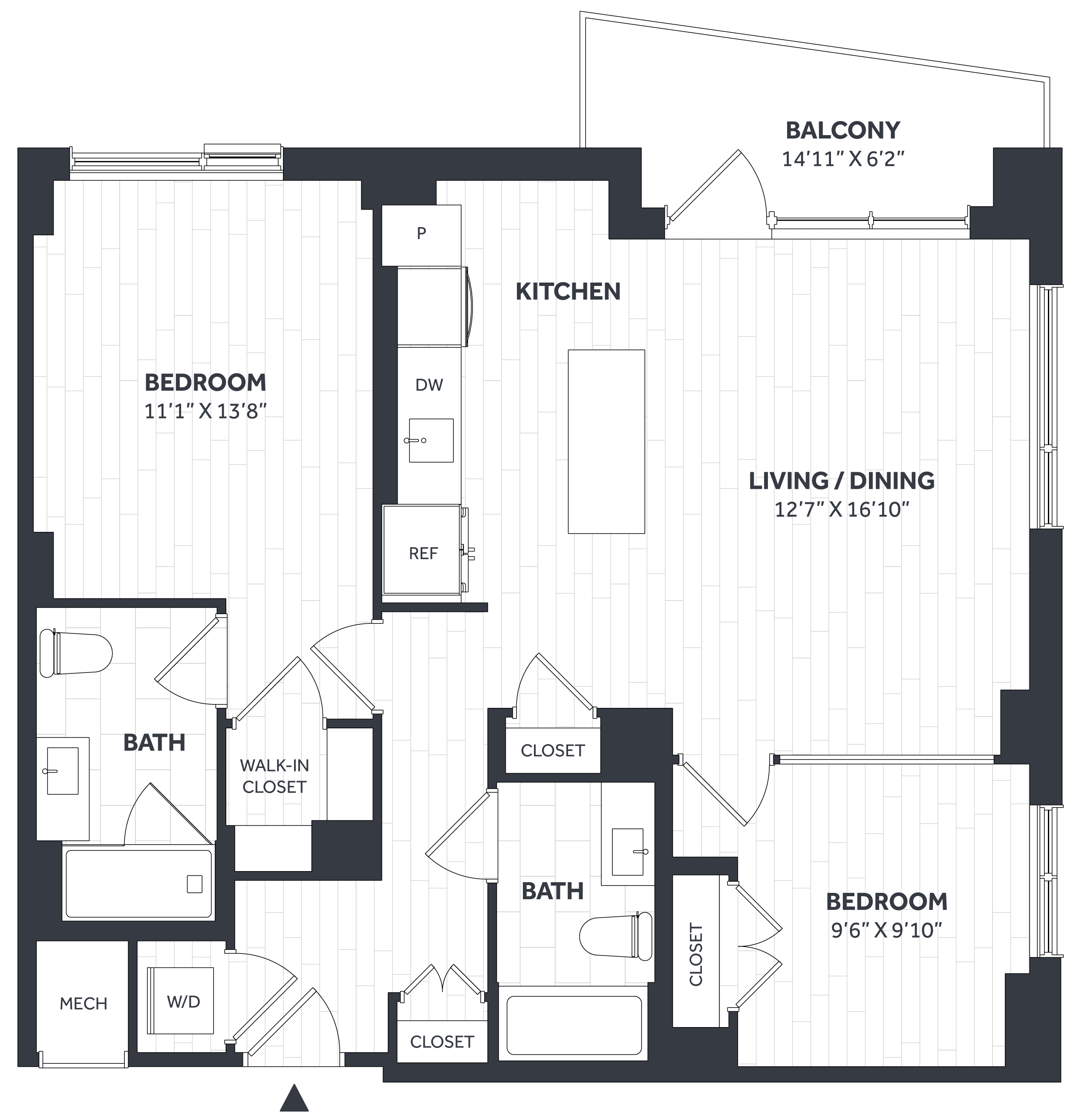 2 Bed/2 Bath - Stratos - CC02