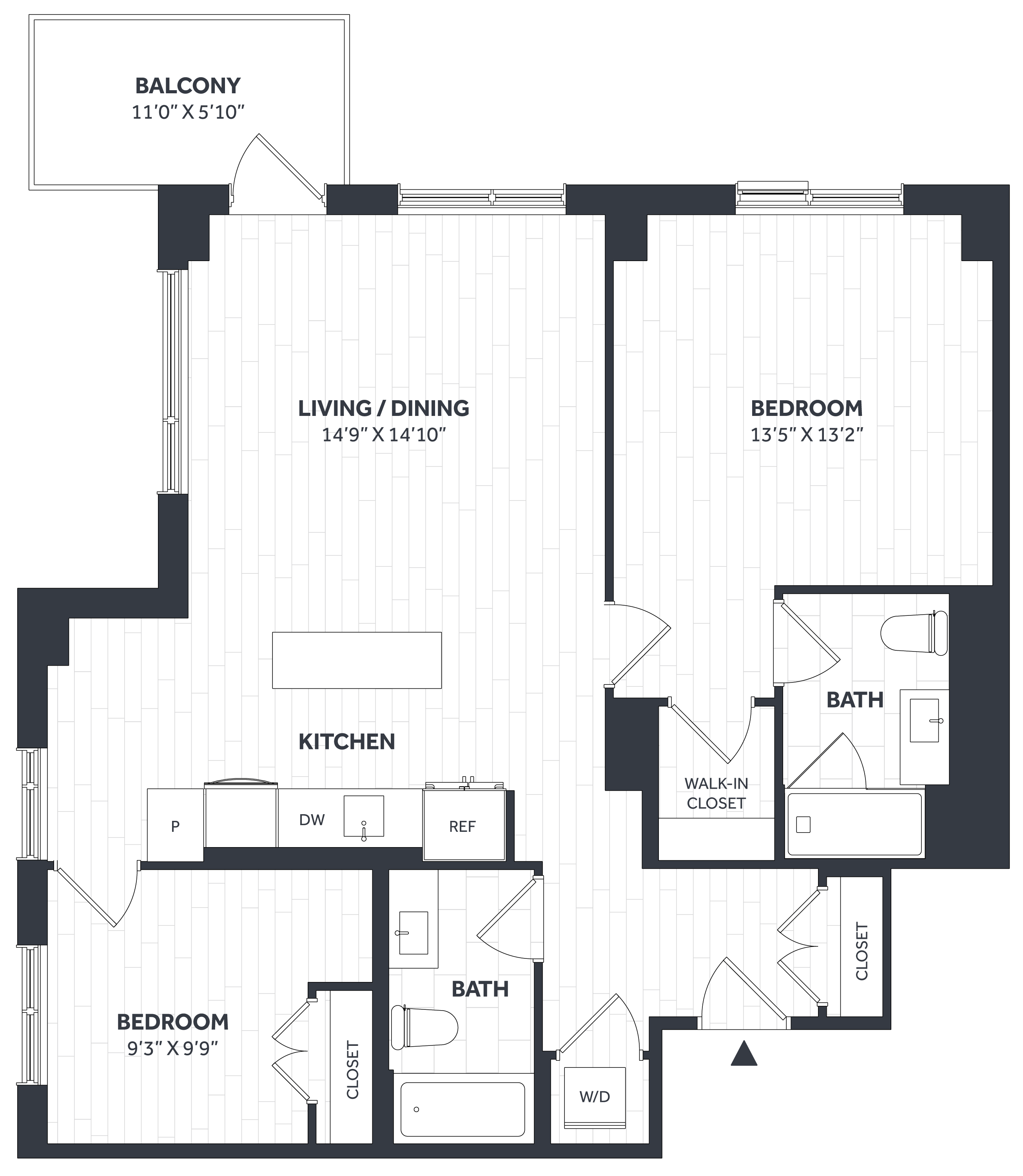 2 Bed/2 Bath - Stratos - CC02b