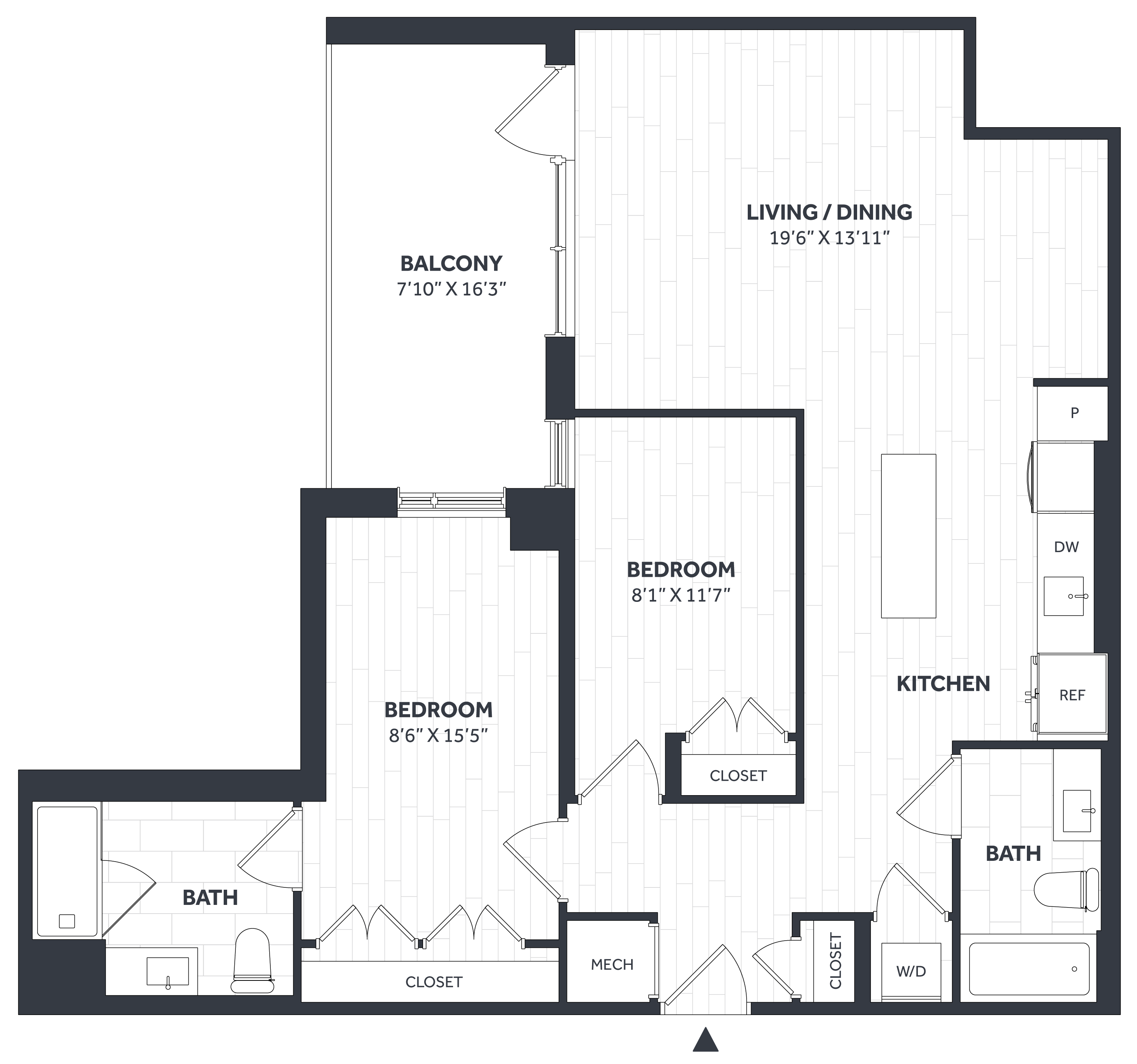 2 Bed/2 Bath - Stratos - CC03