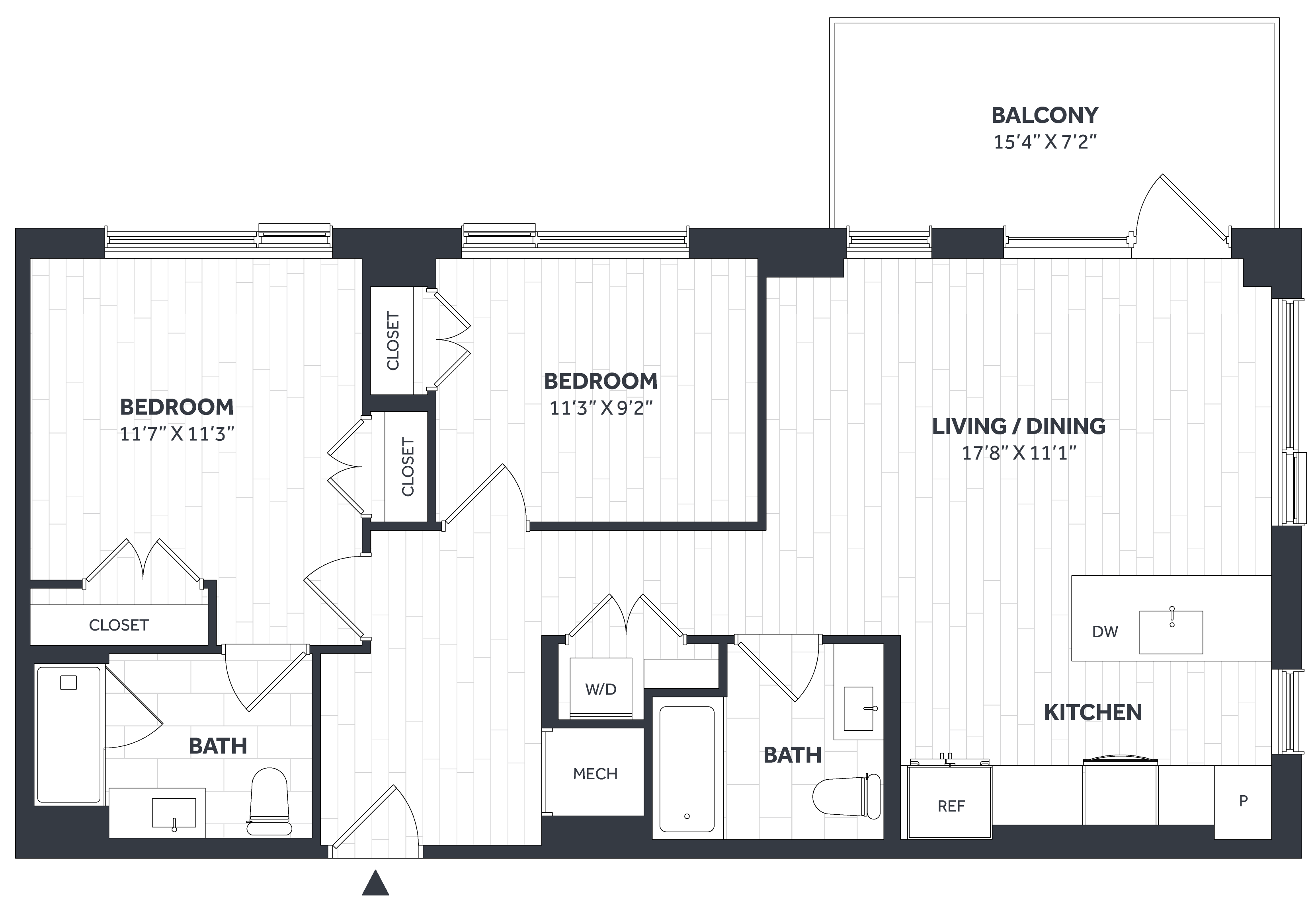 2 Bed/2 Bath PH - Stratos - CC04