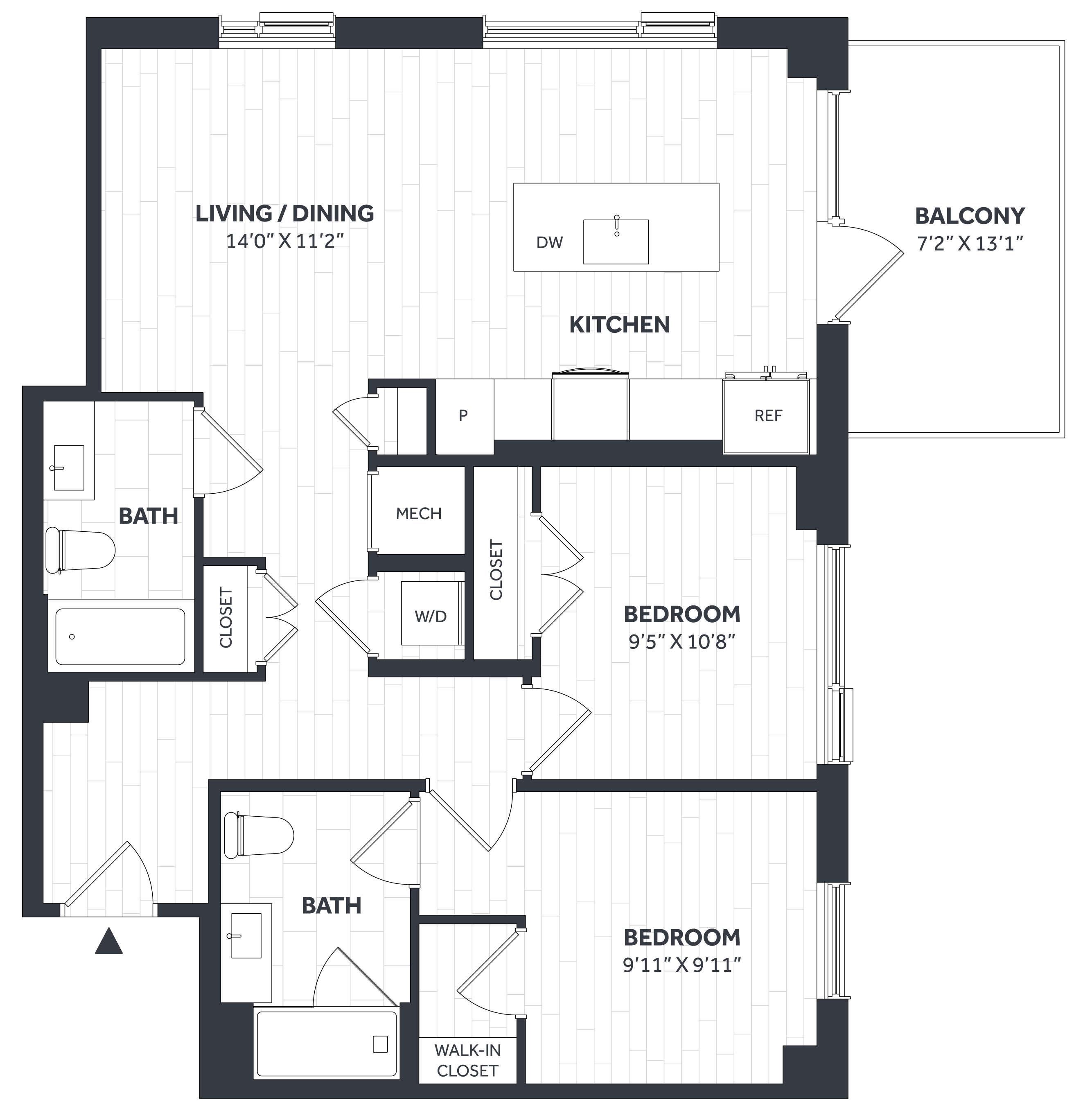 2 Bed/2 Bath PH - Stratos - CC05