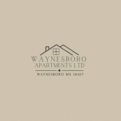 a logo for a real estate agency on a brown background