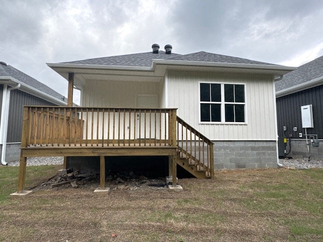 a house with a porch and a deck