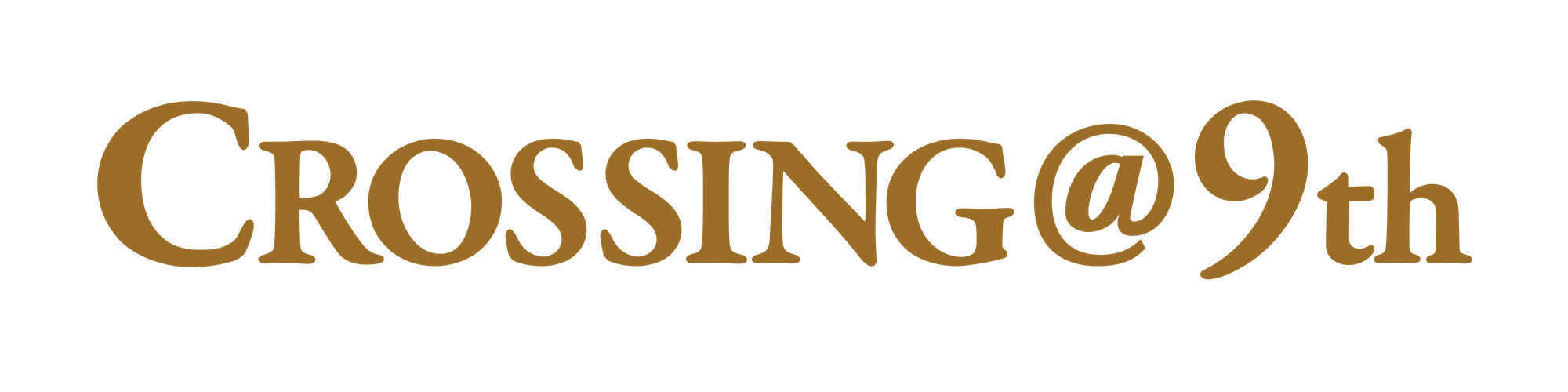 Crossing at 9th logo