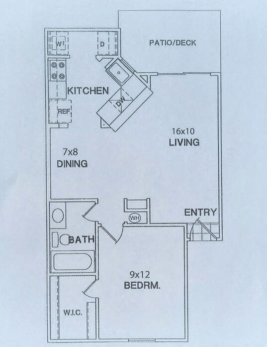 1 Bedroom / 1 Bath - 604