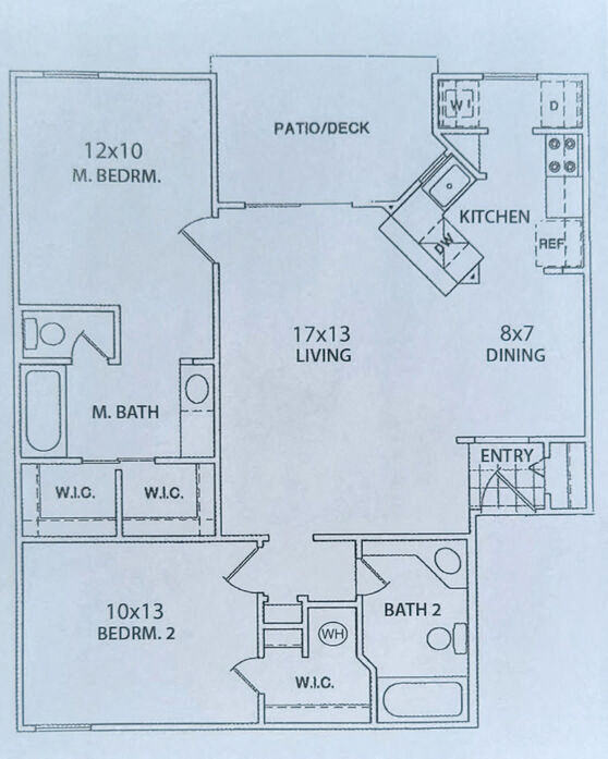 B2 2 Bedroom / 2 Bath - 980