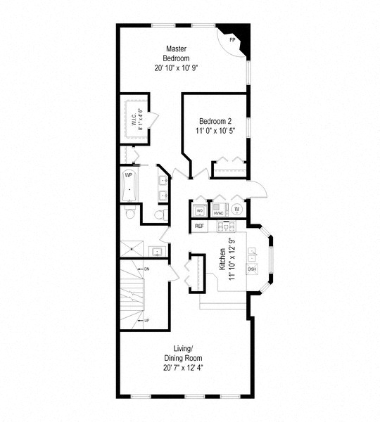 2 Bedroom - 2 Bathroom