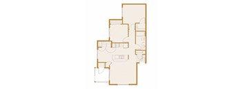 2x1 Floor Plan  Andrews Heights, WA 99001 | Copper Landing