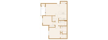 2x2 Floor Plan   Andrews Heights, WA 99001 | Copper Landing