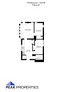 2 Bedroom - 1 Bathroom (Rear)