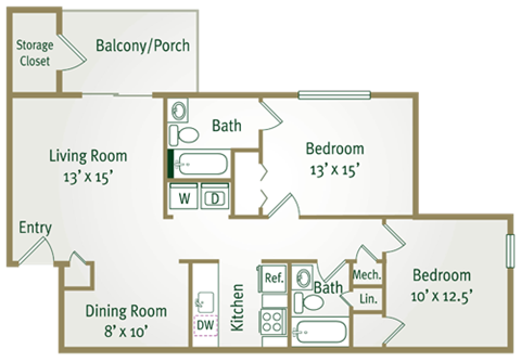 900 Poplar Forest Rd 2-3 Beds Apartment for Rent - Photo Gallery 6