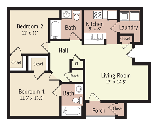 The Madison Floor Plan 4