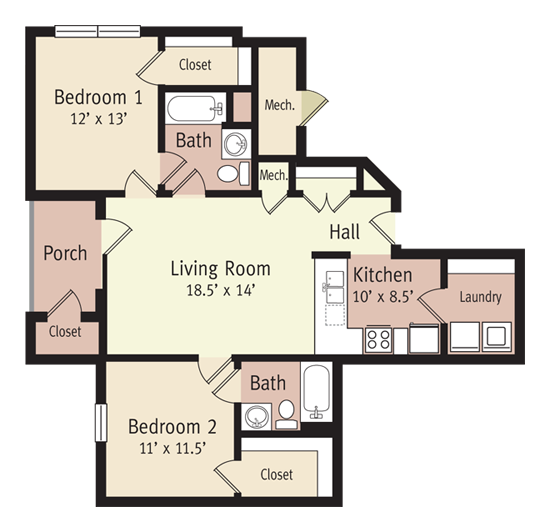 The Harrison Floor Plan 5