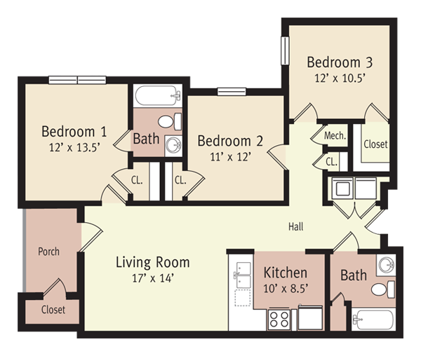 The Washington Floor Plan 6