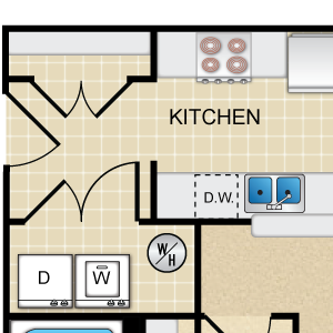 3 Bed 2 Bath A