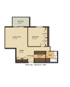 1 Bed – 1 Bath Hi Rise