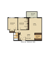 2 Bed – 1 Bath Hi Rise