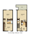 2 Bed – 1.5 Bath Townhouse